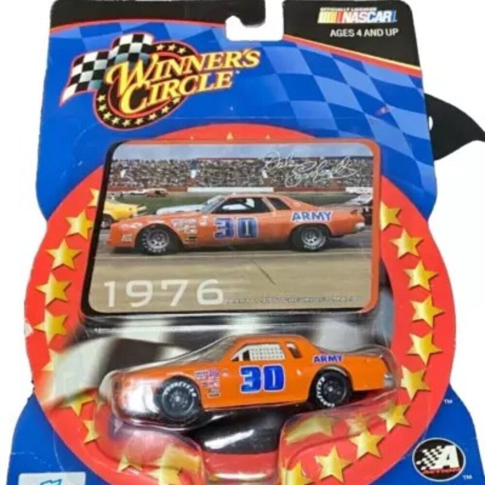 Dale Earnhardt #30 Winner's Circle 1976 Orange Army Malibu Nascar 1:64 NIP 2002